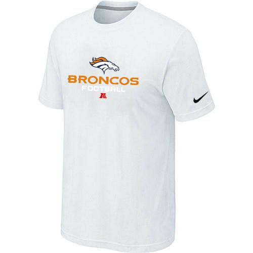 Nike Denver Broncos Big & Tall Critical Victory NFL T-Shirt White